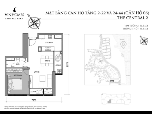 Layout C2-06 | Central 2 - Vinhomes Central Park