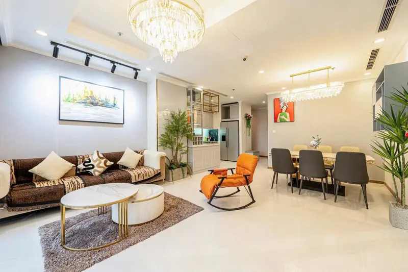Căn 3PN Hiện Đại view Landmark 81, Khu Central