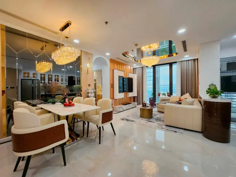Căn 3PN Sang Trọng view Landmark 81 & sông, Landmark 5
