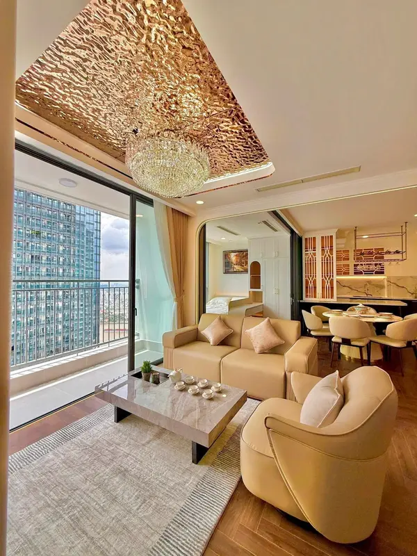 Căn 3PN nội thất đẹp, cao cấp, tiện lợi, view sông & Landmark 81